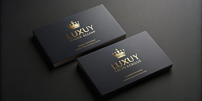 luxury business card design